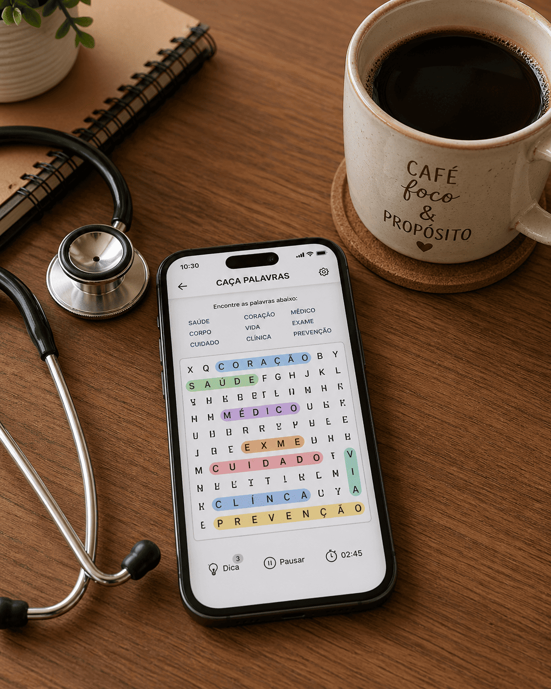 Caça-Palavras – Princípios do SUS